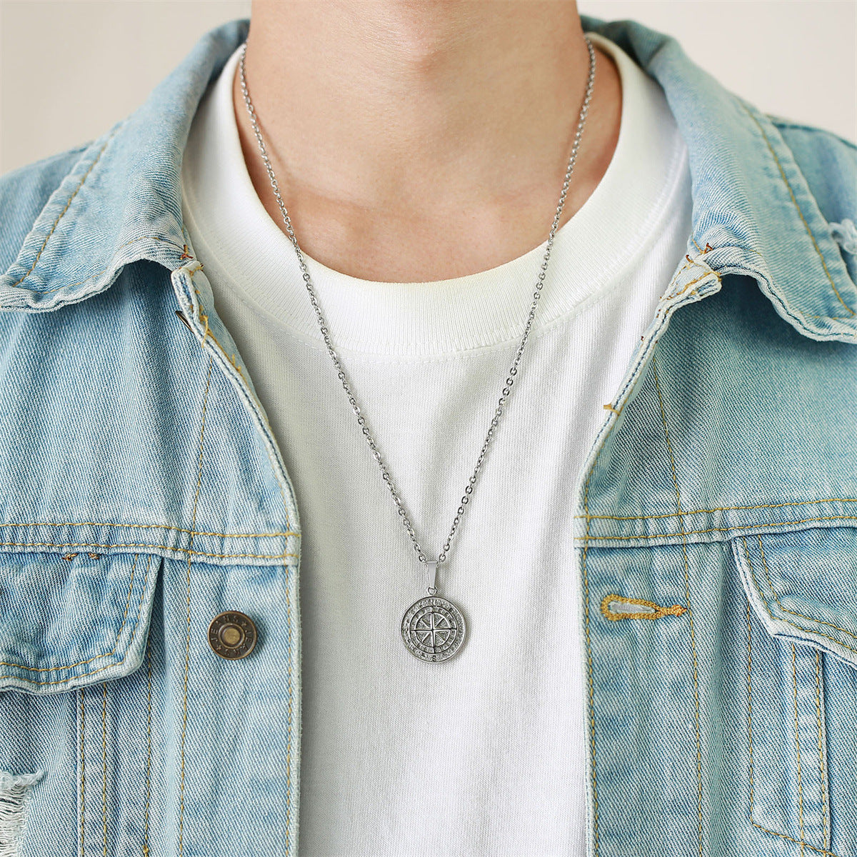Compass Pendant Necklace