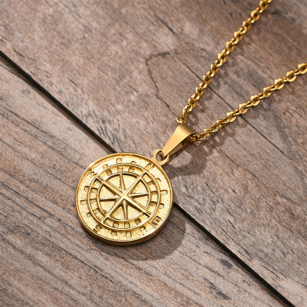 Compass Pendant Necklace