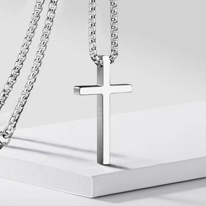 Men's Cross Pendant Necklace