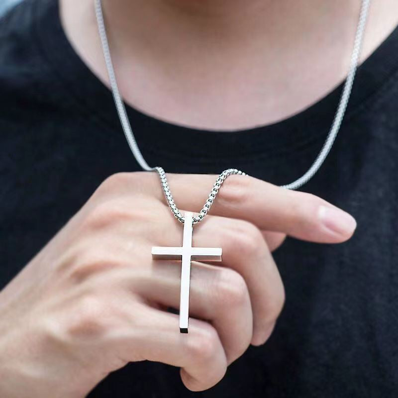 Men's Cross Pendant Necklace