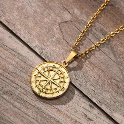 Compass Pendant Necklace