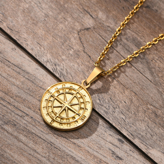 Compass Pendant Necklace